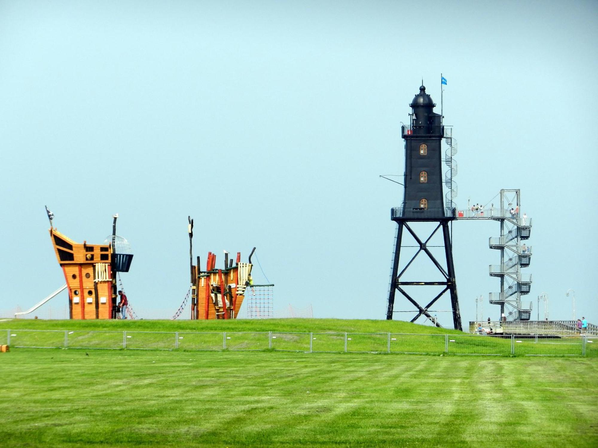 Nordseeklima Direkt Hinter Der Balkontuer Ferienwohnung De Twargbutt Dorumer Neufeld Kültér fotó
